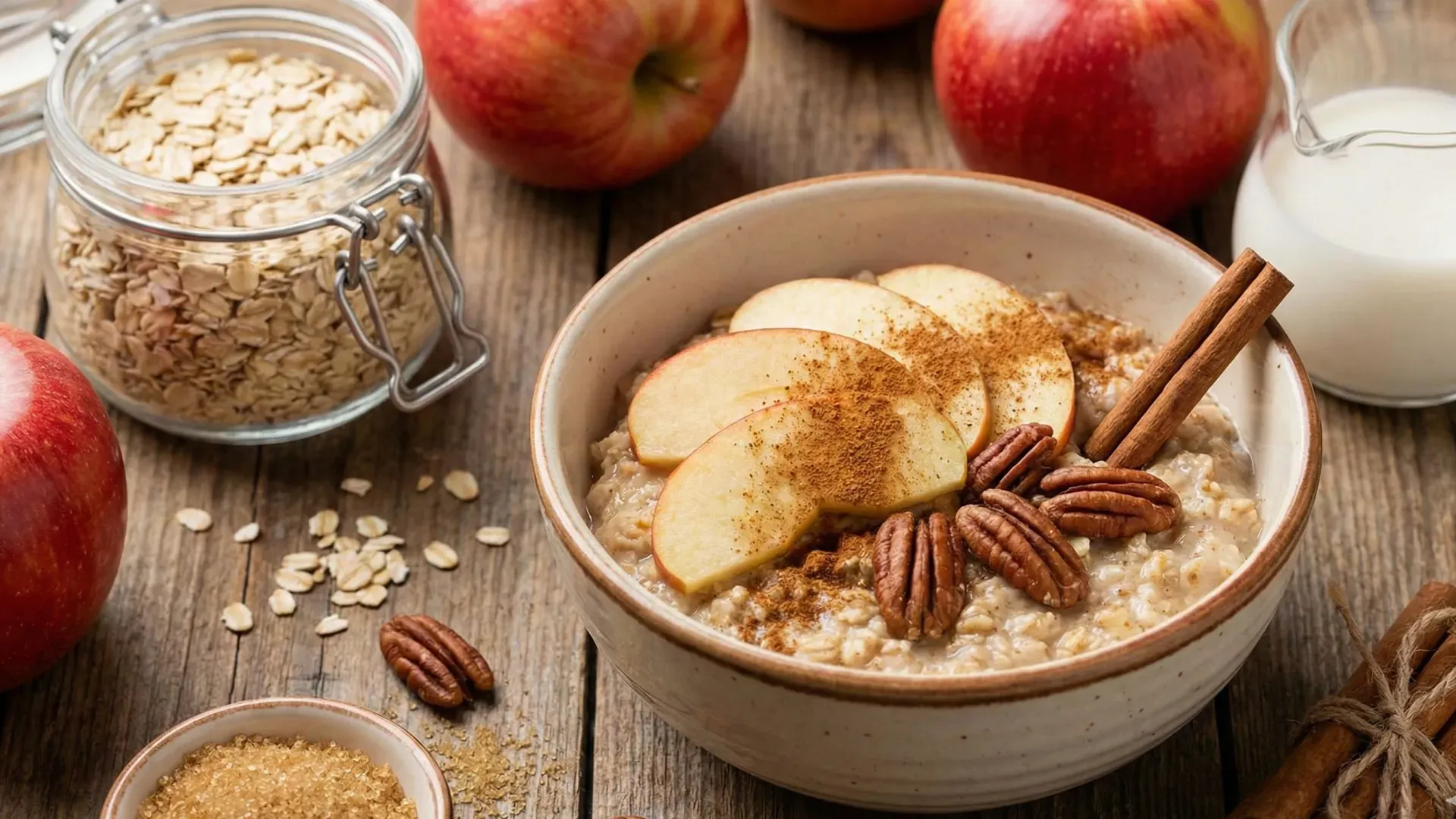 蘋果肉桂隔夜燕麥碗 Apple Cinnamon Overnight Oats Gemini