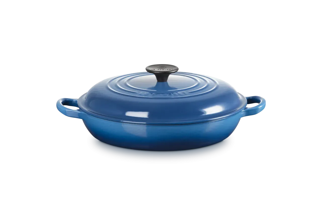 Le Creuset特賣會 馬賽藍 26cm 淺底鐵鍋特價4200 28 折