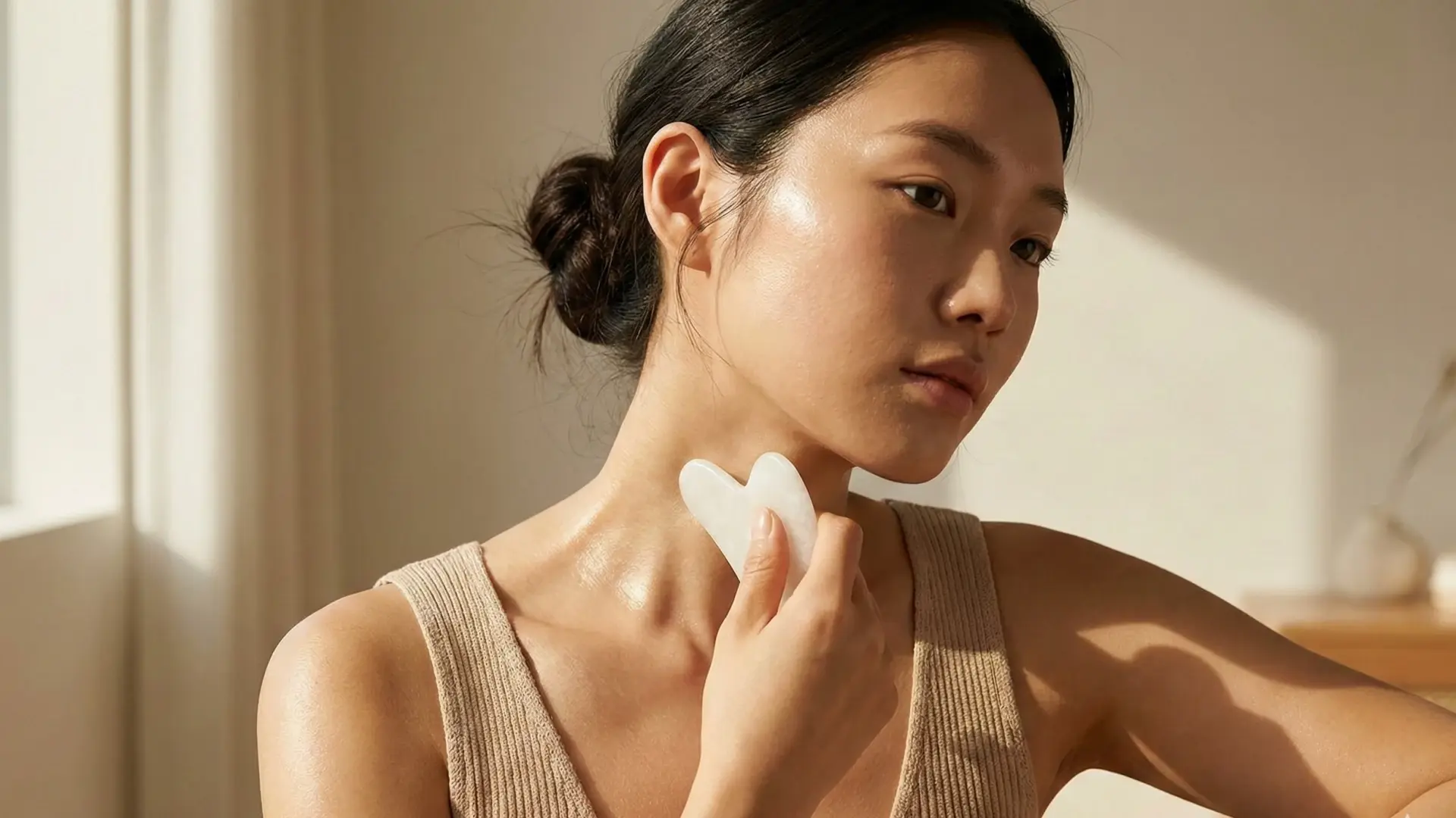 直角肩養成術 頸部刮痧與鎖骨按摩 Glow Logue