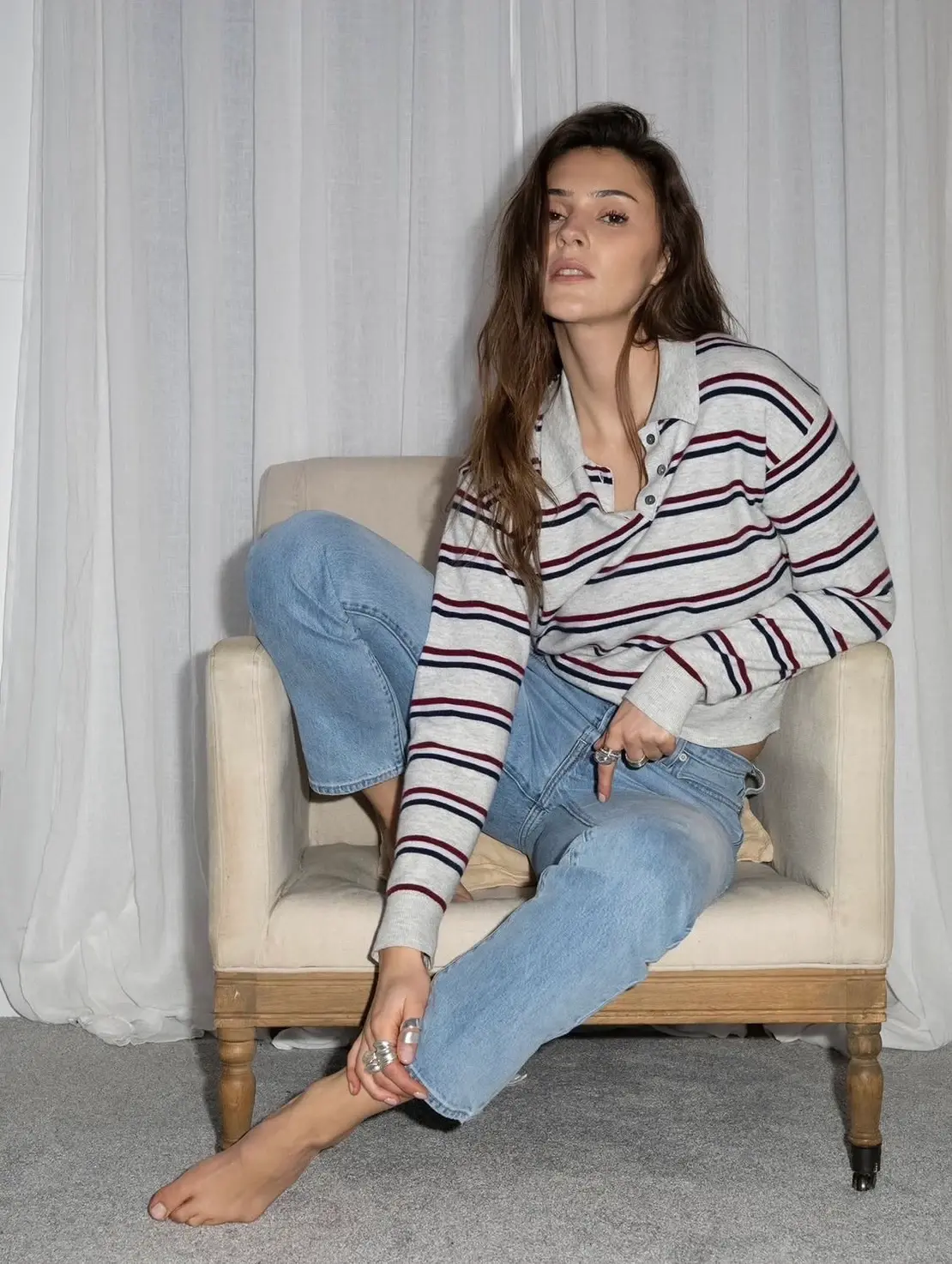 女生第一次約會穿搭技巧 牛仔褲 文章配圖 模特兒 Stefaniegiesinger Levis 2