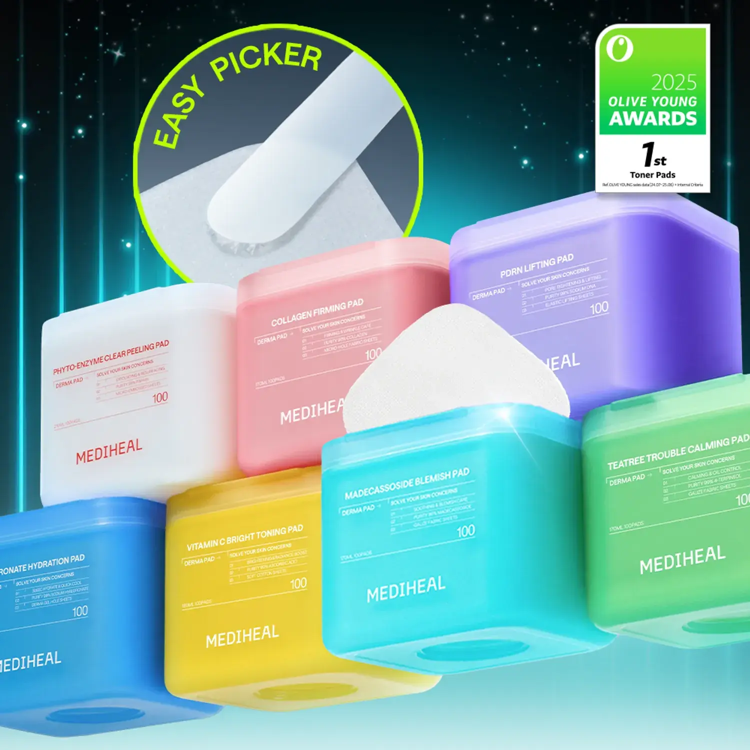 韓國olive Young 必買推薦：mediheal 棉片