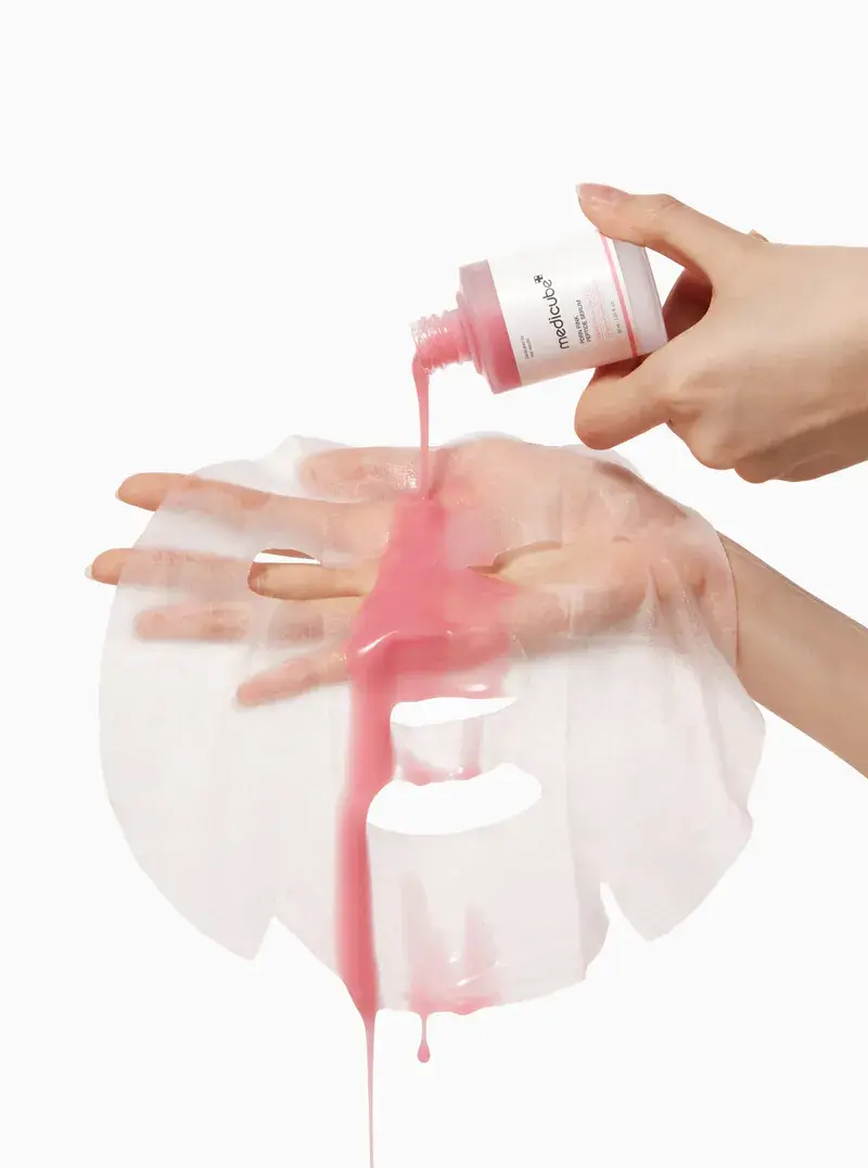 Pdrn保養品推薦:medicube Pdrn粉紅胜肽膠原安瓶面膜 2