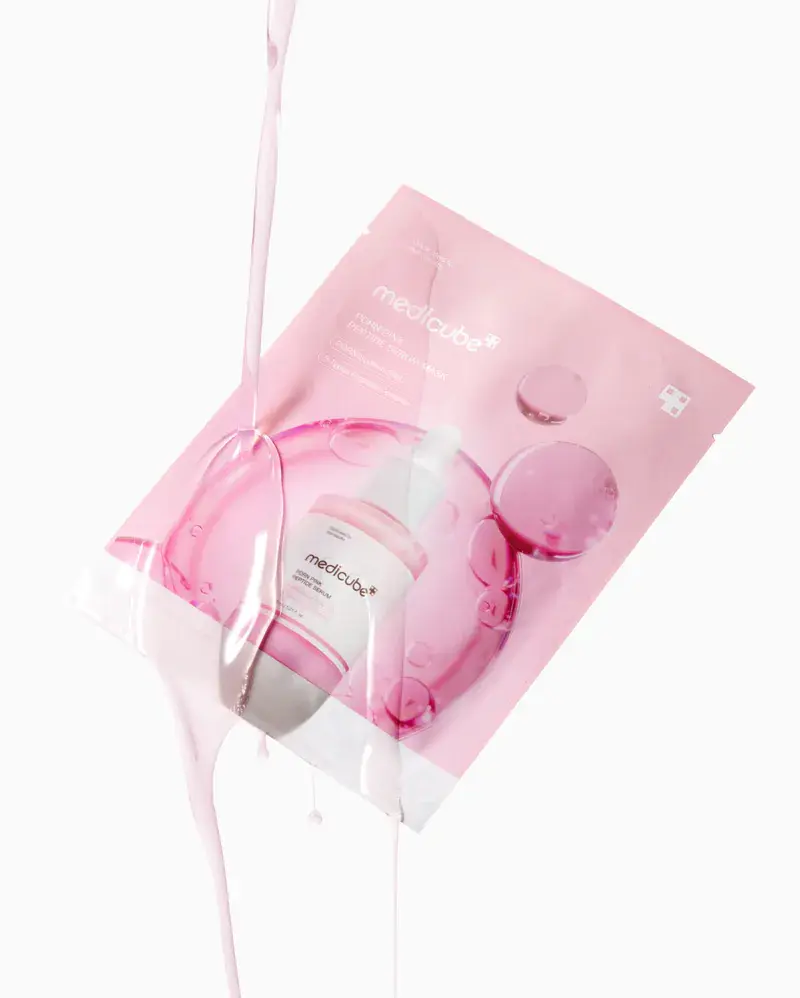 Pdrn保養品推薦:medicube Pdrn粉紅胜肽膠原安瓶面膜 3