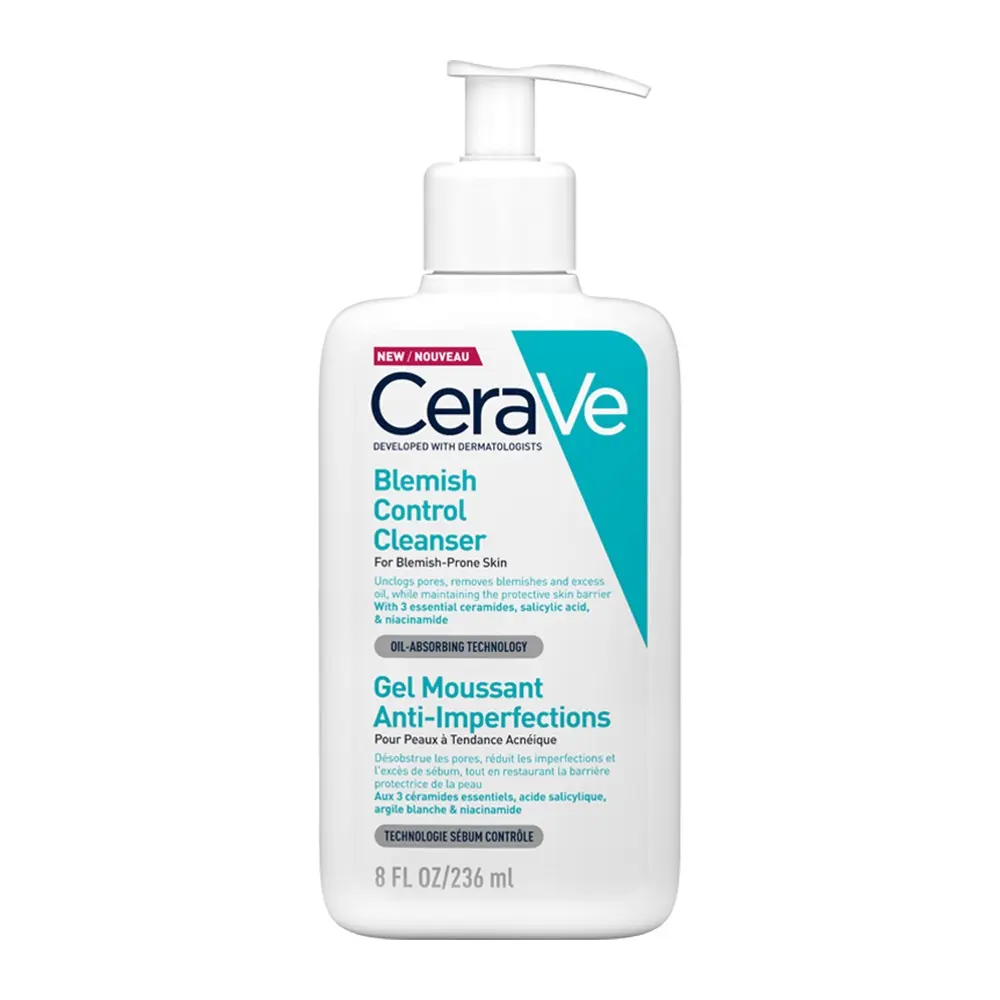 抗痘保養推薦:cerave 適樂膚 淨膚白泥抗粉痘潔面露