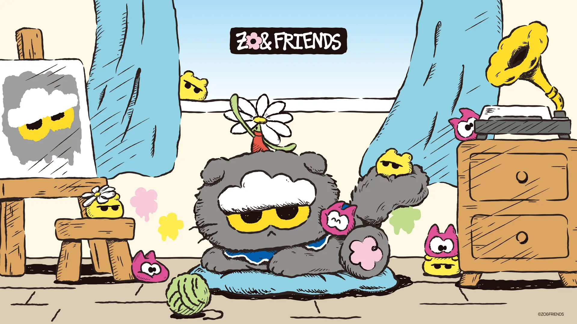 Zoa快閃店 Line Friends Ipx Corp. 推出 Zofriends 最新快閃店「ordinary Day Pop Up」