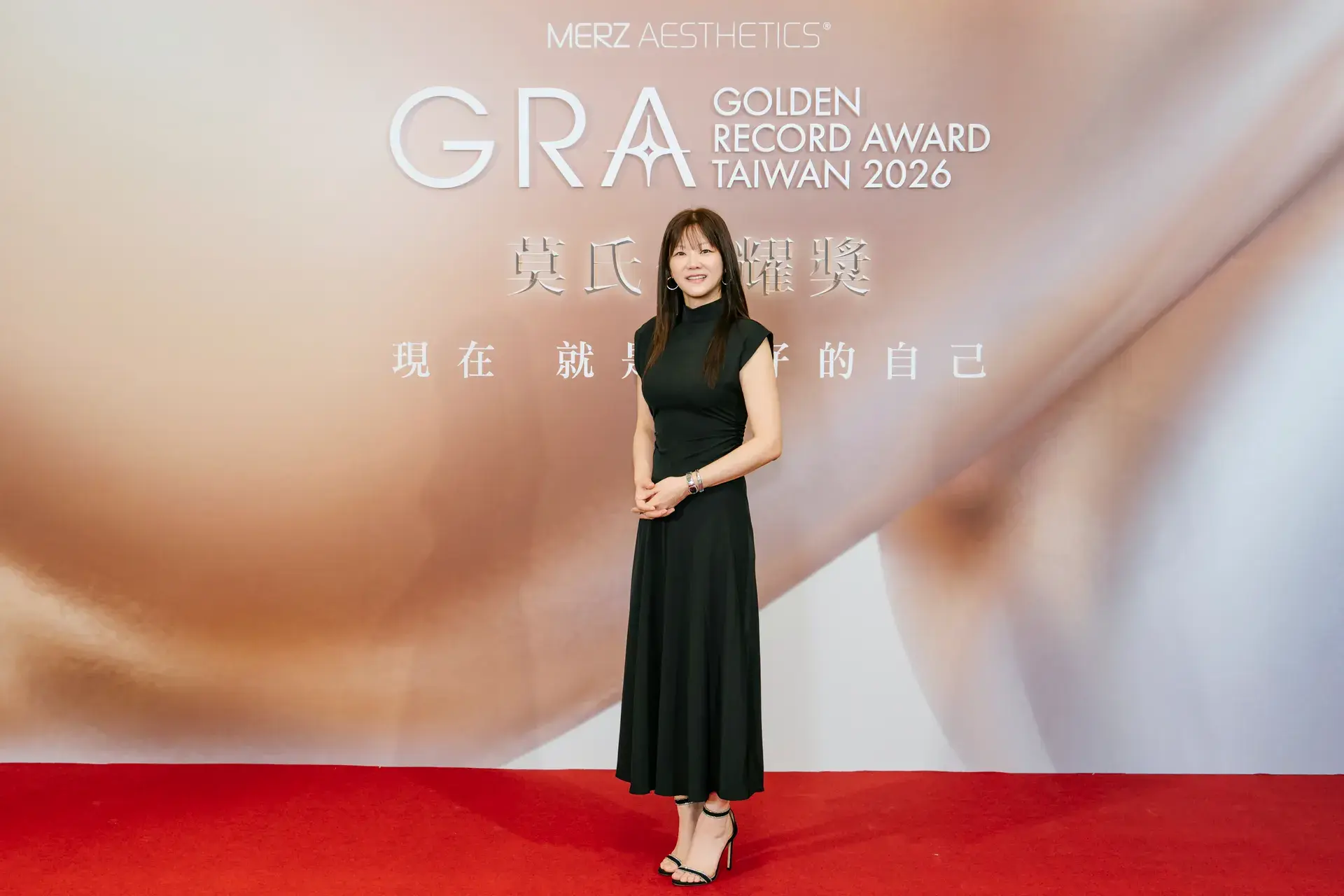 【長官照】莫氏醫學美容大中華區資深副總裁 Sylvia Lee，見證 Golden Record Awards 首度登台，持續攜手醫師夥伴推動台灣醫美產業發展。