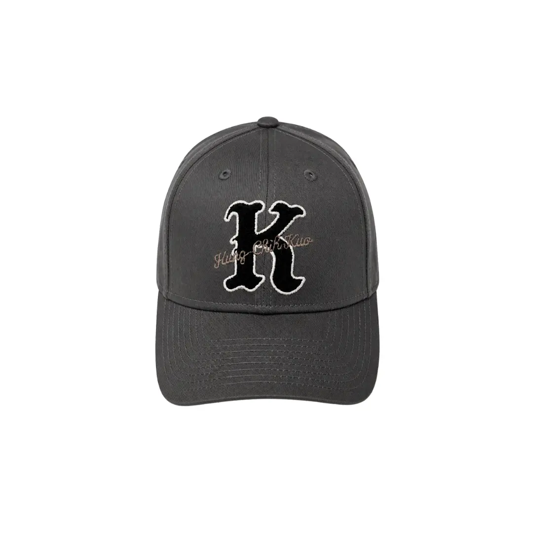 Kappa X 郭泓志 K系列 復古刺繡棒球帽深灰
