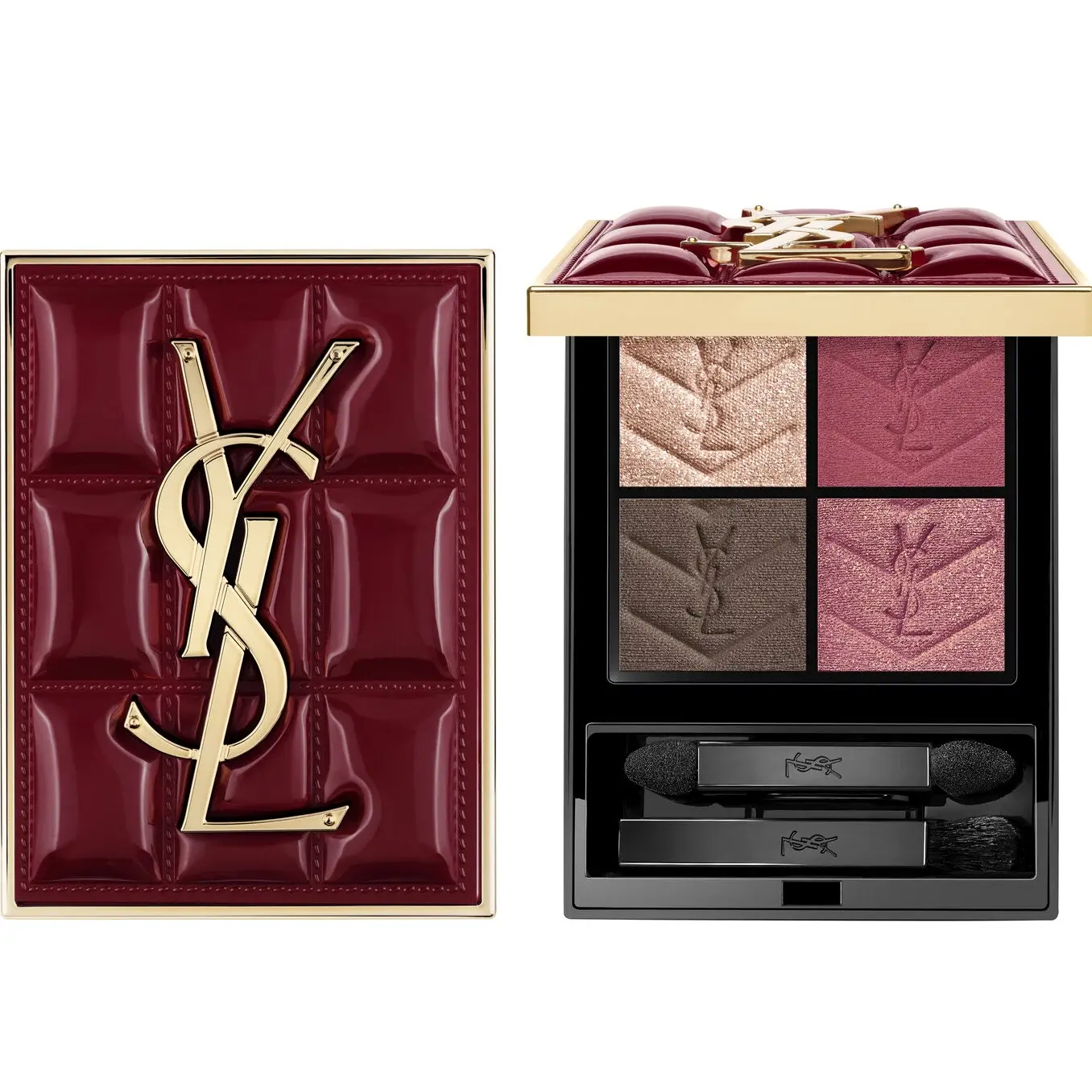 2026聖誕彩妝推薦:ysl 奢夜醺紅派對限量系列 眼影